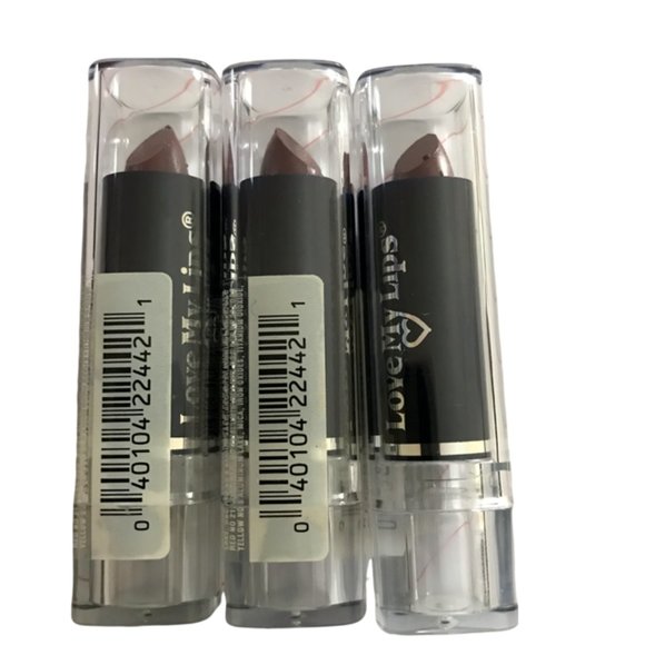 3 Pack Bari LOVE MY LIPS Lipstick - #442 Bordeaux Frosted - Picture 1 of 1
